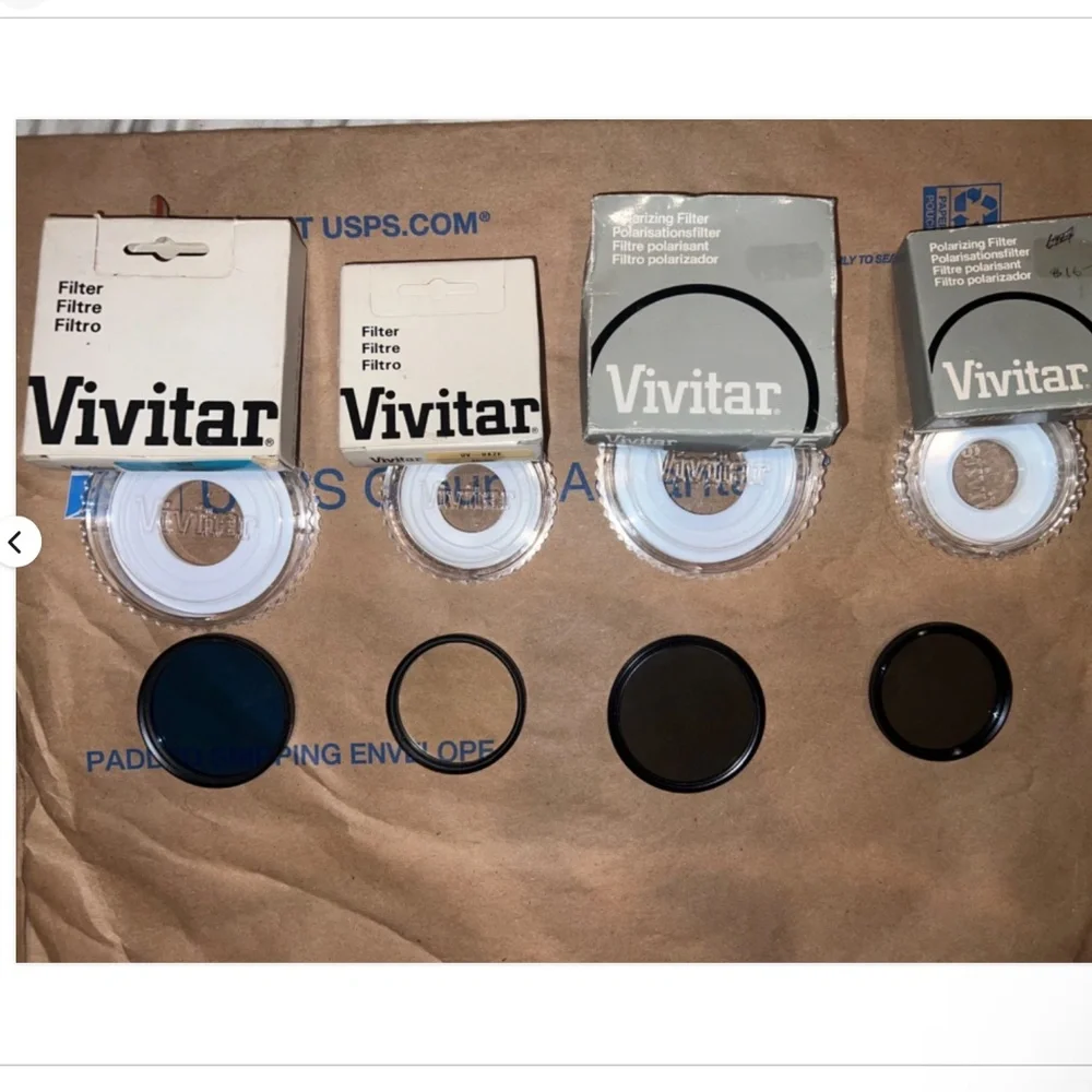 Vivitar Filters Camera Lenses Lot of 5